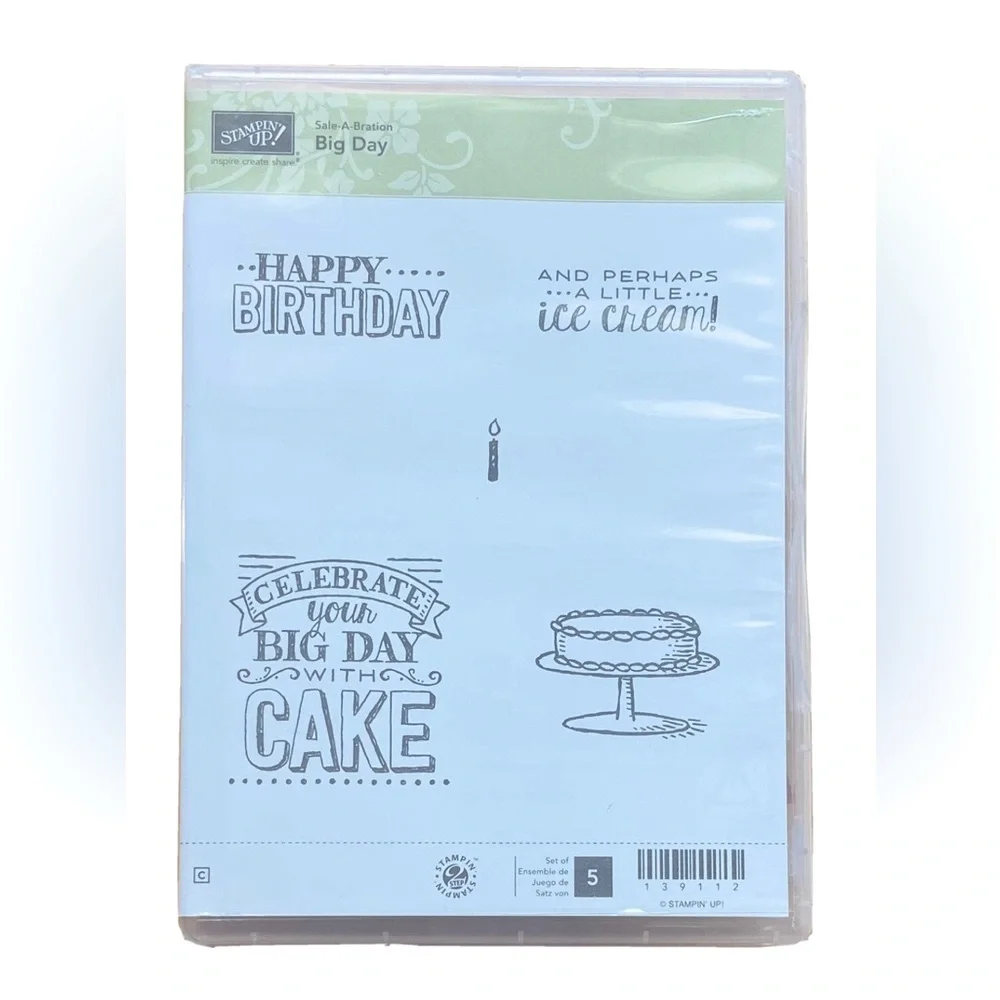 Birthday Celebrations Craft Bundle (3) Stamps Dies Embossing Stampin Up Momenta